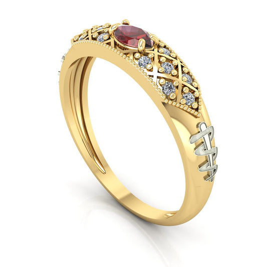 Anel de Formatura de Odontologia Classic Ouro 18k