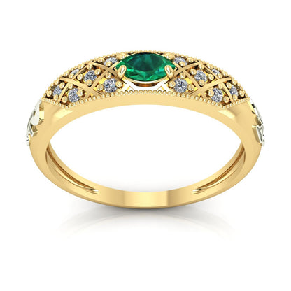 Anel de Formatura de Fisioterapia Classic Ouro 18k