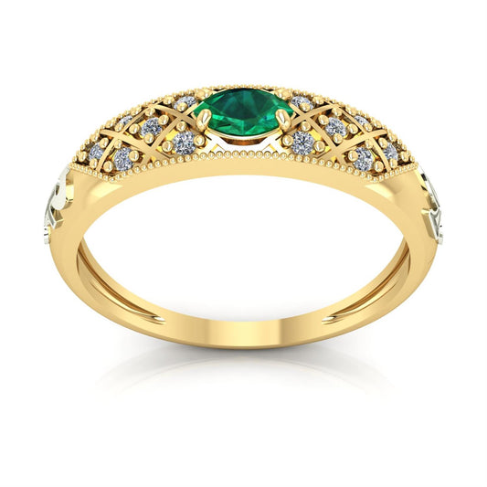 Anel de Formatura de Fisioterapia Classic Ouro 18k