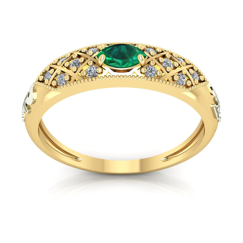 Anel de Formatura de Enfermagem Classic Ouro 18k