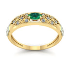 Anel de Formatura de Veterinária Classic Ouro 18k