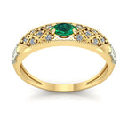 Anel de Formatura de Nutrição Classic Ouro 18k
