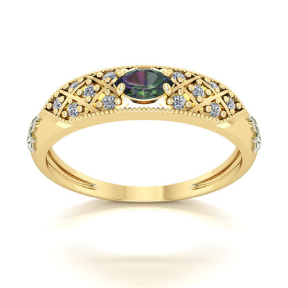 Anel de Formatura de Serviço Social Classic Ouro 18k