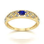 Anel de Formatura de Recursos Humanos Classic Ouro 18k
