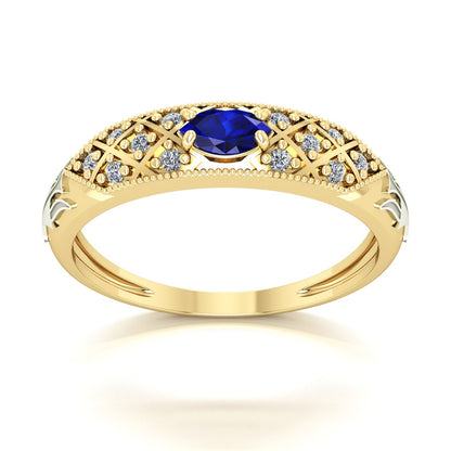 Anel de Formatura de Recursos Humanos Classic Ouro 18k
