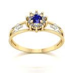 Anel de Formatura Arquitetura Crown Ouro 18k