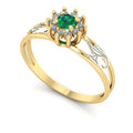 Anel de Formatura Enfermagem Crown Ouro 18k