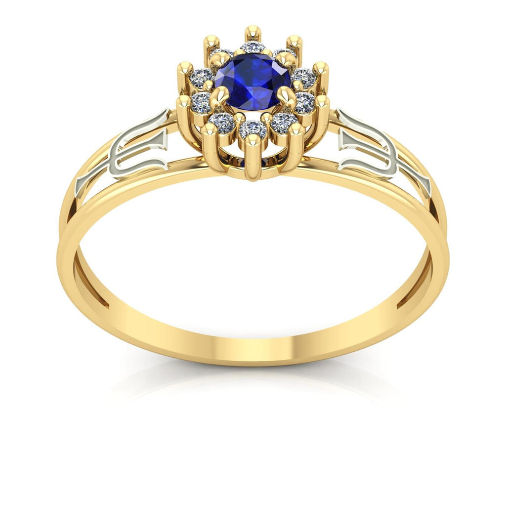 Anel de Formatura Psicologia Crown Ouro 18k
