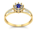 Anel de Formatura Psicologia Crown Ouro 18k