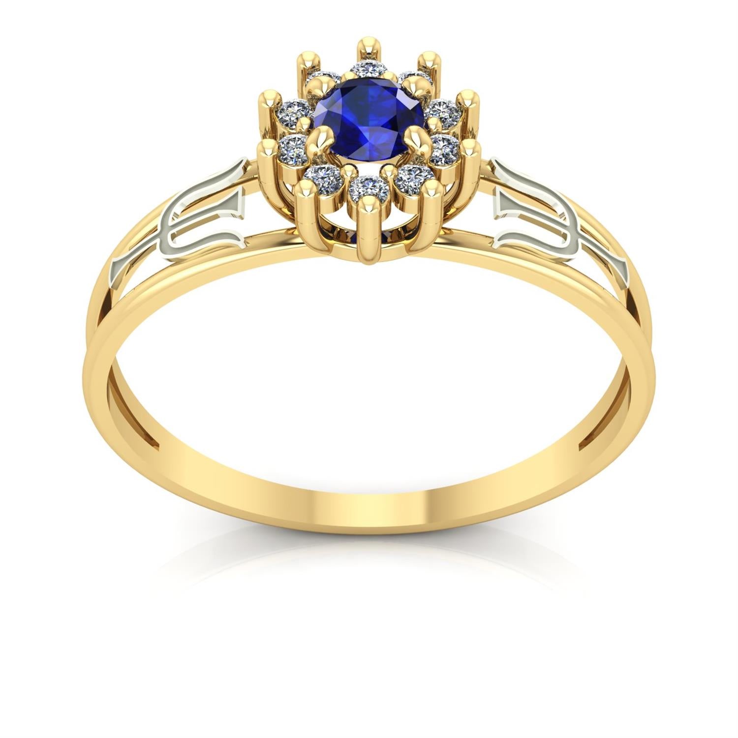 Anel de Formatura Psicologia Crown Ouro 18k