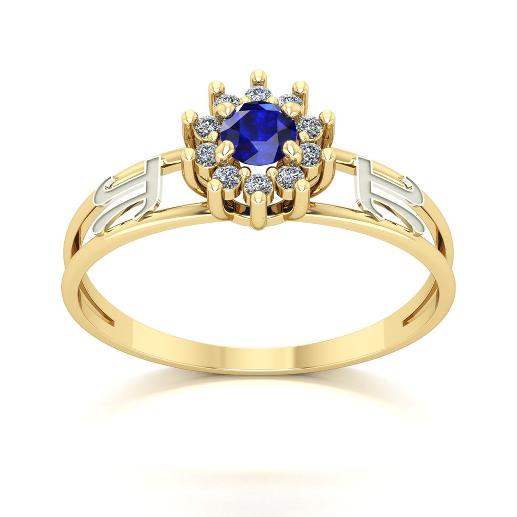 Anel de Formatura de Matemática Crown Ouro 18k
