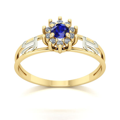 Anel de Formatura de Matemática Crown Ouro 18k