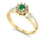 Anel de Formatura Biomedicina Crown Ouro 18k