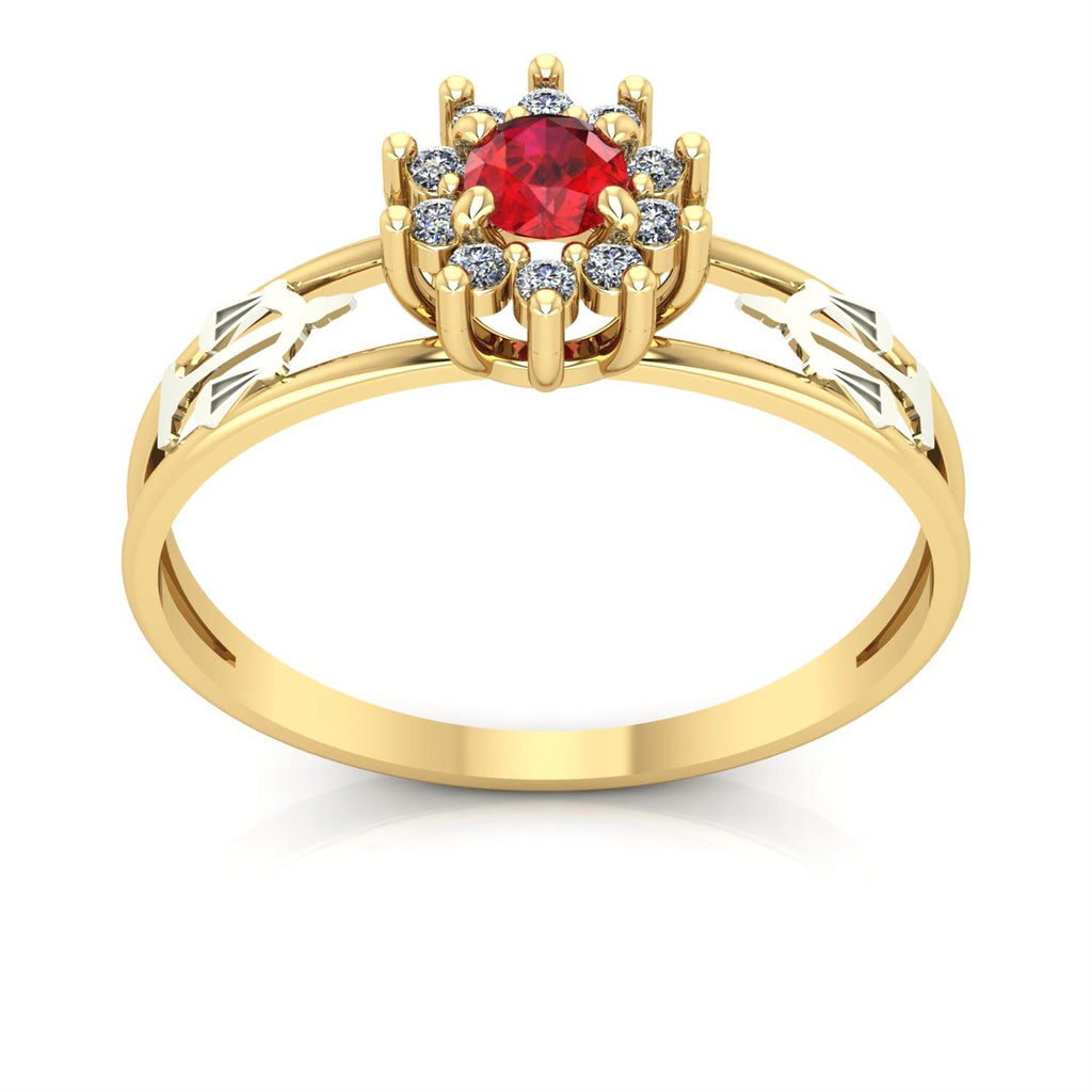 Anel de Formatura de Direito Crown Ouro 18k