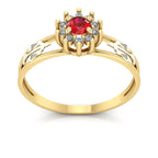 Anel de Formatura de Direito Crown Ouro 18k