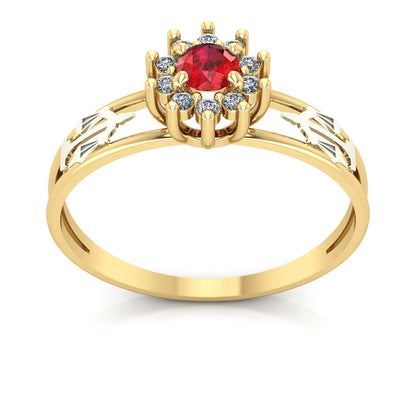 Anel de Formatura de Direito Crown Ouro 18k