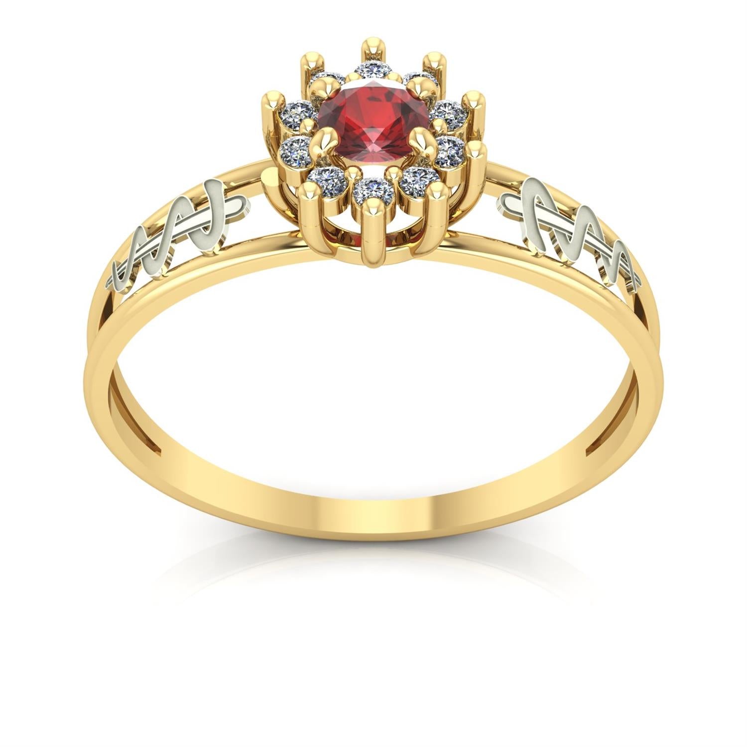 Anel de Formatura Odontologia Crown Ouro 18k