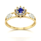 Anel de Formatura Engenharia Agronômica Crown Ouro 18k