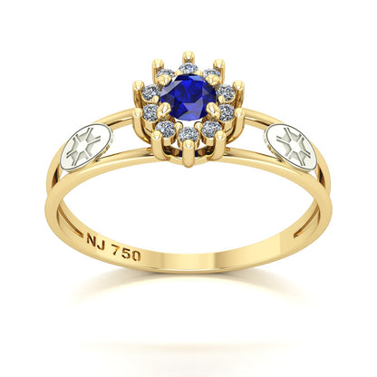 Anel de Formatura Engenharia Agronômica Crown Ouro 18k