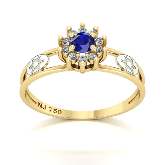 Anel de Formatura Engenharia Agronômica Crown Ouro 18k