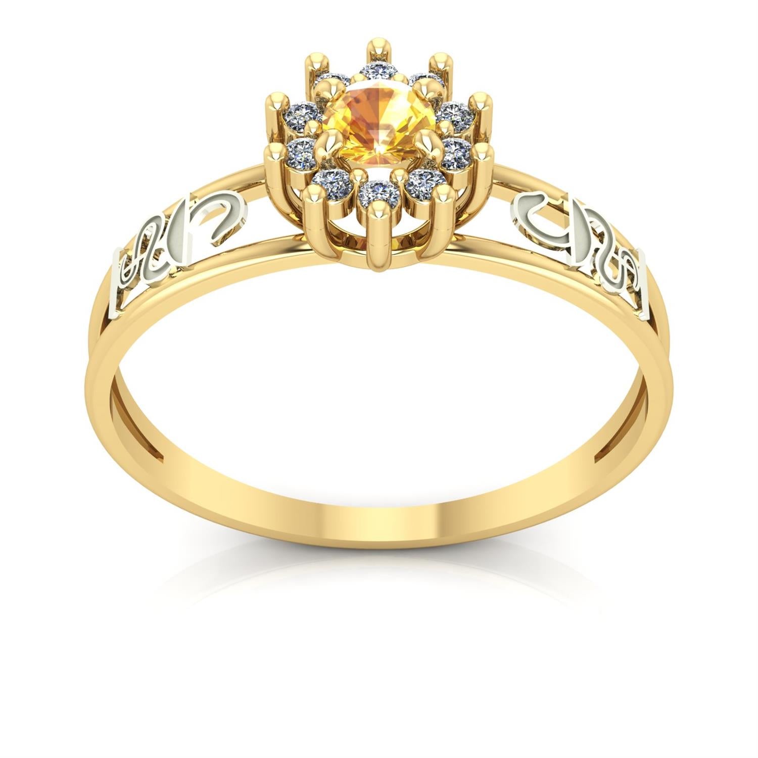 Anel de Formatura de Farmácia Crown Ouro 18k