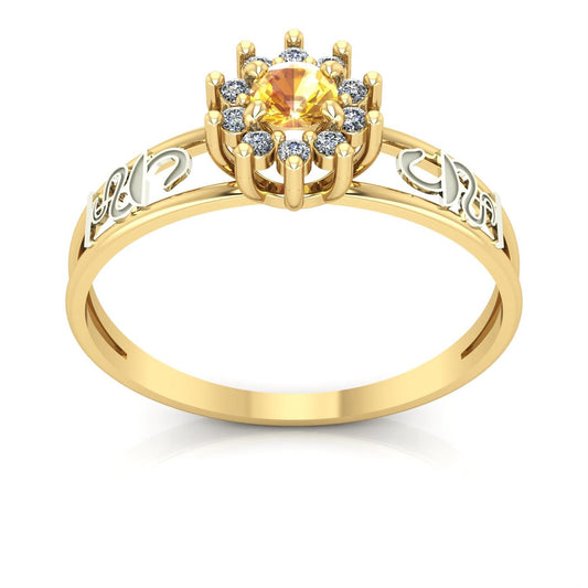 Anel de Formatura de Farmácia Crown Ouro 18k