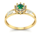 Anel de Formatura Biomedicina Crown Ouro 18k