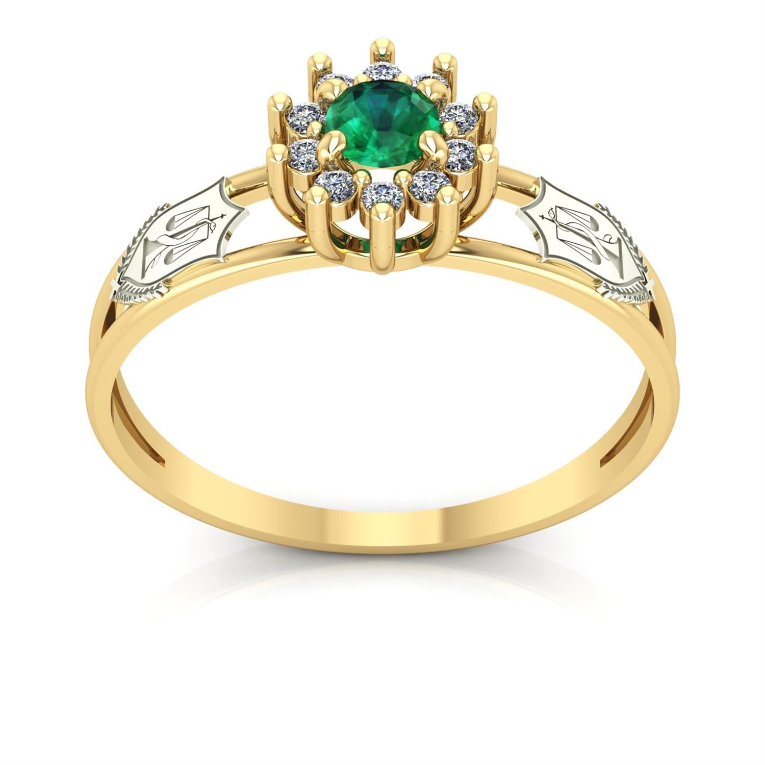 Anel de Formatura Nutrição Crown Ouro 18k