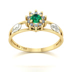 Anel de Formatura Ed. Física Crown Ouro 18k