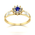Anel de Formatura Recursos Humanos Crown Ouro 18k