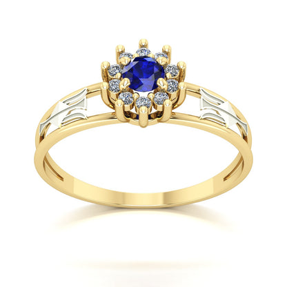 Anel de Formatura Recursos Humanos Crown Ouro 18k