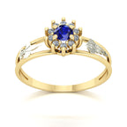 Anel de Formatura Pedagogia Crown Ouro 18k