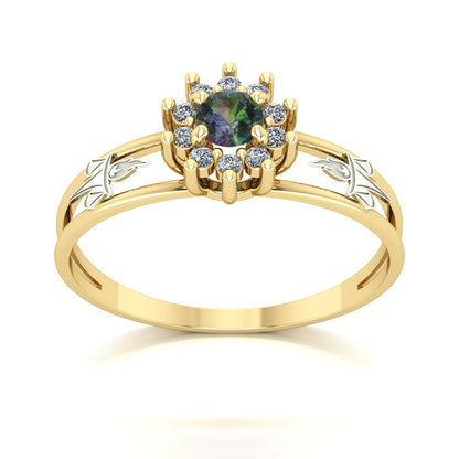 Anel de Formatura Serviço Social Crown Ouro 18k