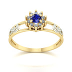Anel de Formatura Fonoaudiologia Crown Ouro 18k