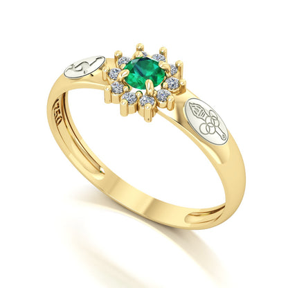 Anel de Formatura de Educação Física Evermore Ouro 18k