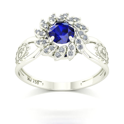 Anel de Formatura de Engenharia de Alimentos Magnus Flos II Ouro 18k