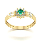 Anel de Formatura de Enfermagem Evermore Ouro 18k