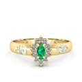 Anel de Formatura de Enfermagem Evermore III Ouro 18k