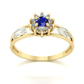 Anel de Formatura Engenharia Ambiental Crown Ouro 18k