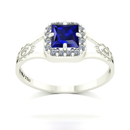 Anel de Formatura de Engenharia de Alimentos Big Square Ouro 18k