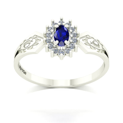 Anel de Formatura de Engenharia de Alimentos Lovely IV Ouro 18k