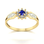 Anel de Formatura de Engenharia de Alimentos Lovely II Ouro 18k