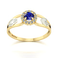 Anel de Formatura de Engenharia Ambiental Shiny Ouro 18k