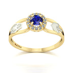Anel de Formatura de Engenharia Ambiental Shiny Ouro 18k
