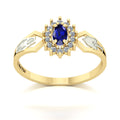Anel de Formatura de Engenharia Ambiental Lovely IV Ouro 18k