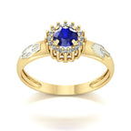 Anel de Formatura de Engenharia Ambiental Majestic Ouro 18k