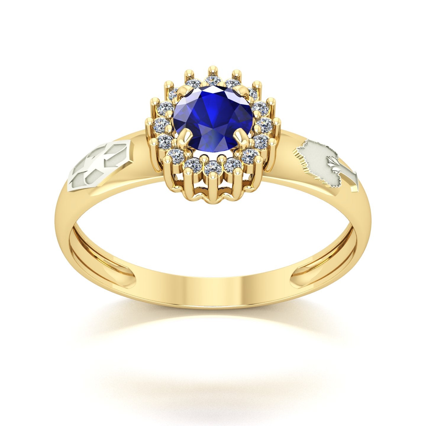 Anel de Formatura de Engenharia Ambiental Majestic Ouro 18k