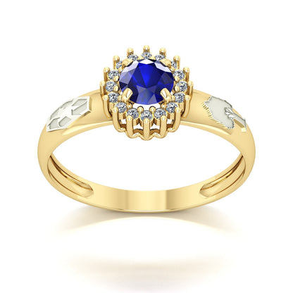 Anel de Formatura de Engenharia Ambiental Majestic Ouro 18k