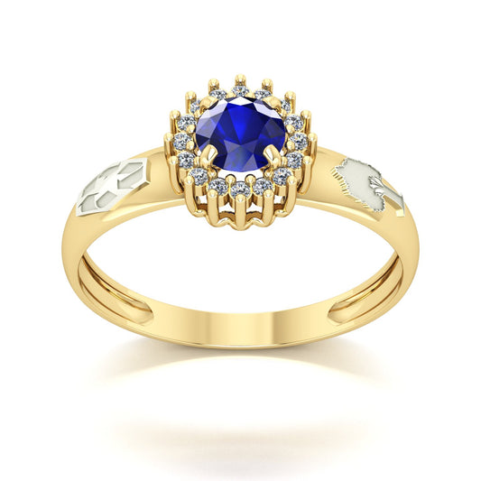 Anel de Formatura de Engenharia Ambiental Majestic Ouro 18k