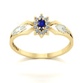 Anel de Formatura de Engenharia Ambiental Lovely Ouro 18k